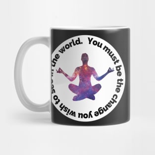 Inspirational Phrase - Mahatma Gandhi Mug